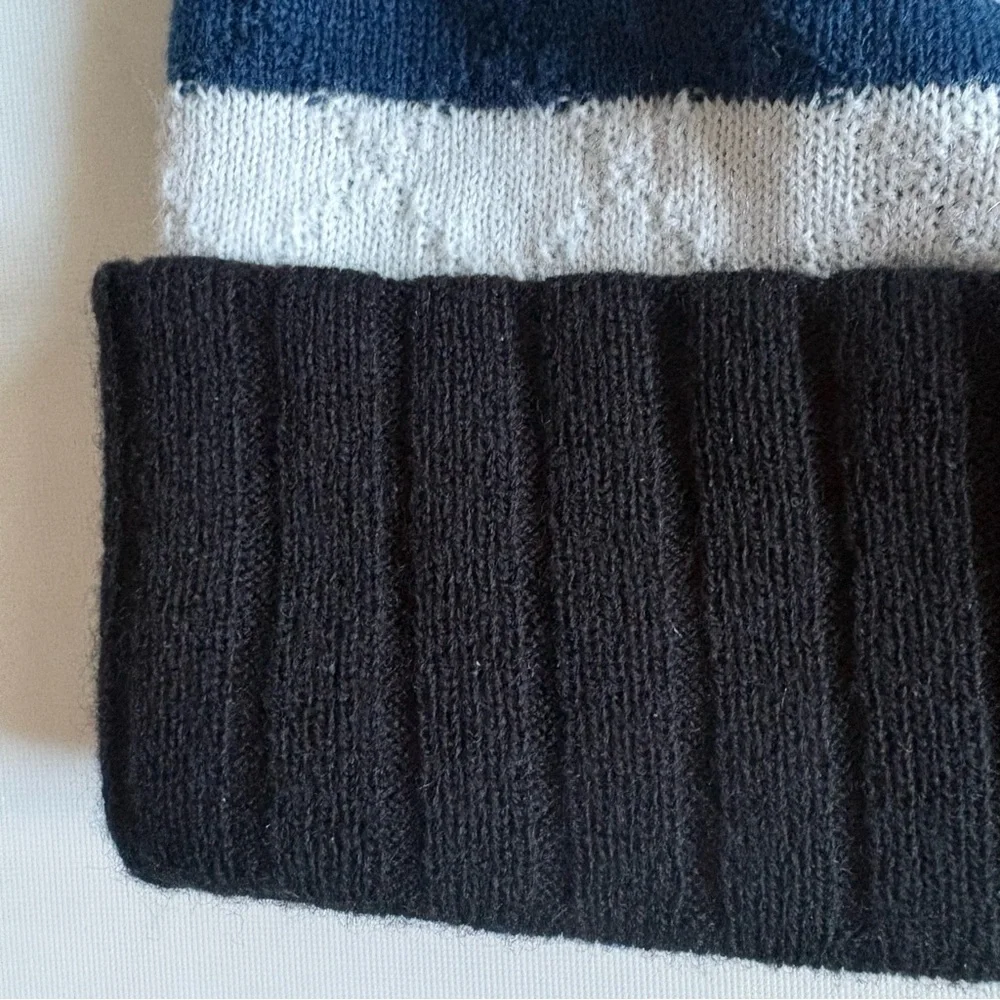 Ravenclaw Rounded Crown Cuff Pompom Beanie OS